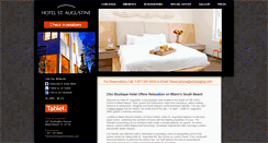Desktop Screenshot of hotelstaugustine.com